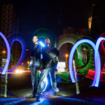 Light Painting created by members of the Creartys group in Kuwait