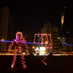 Light Painting created by members of the Creartys group in Kuwait